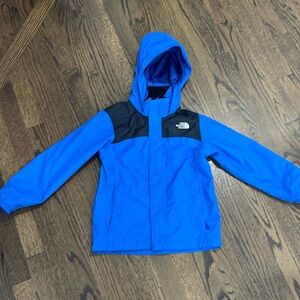 Kids North Face rain jacket size 6